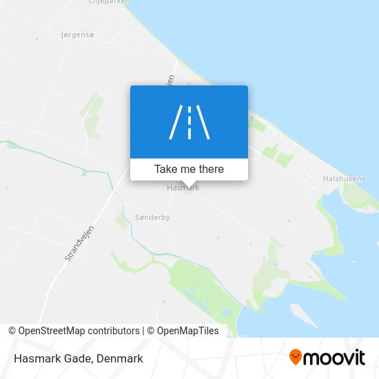 Hasmark Gade map