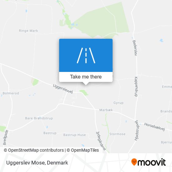 Uggerslev Mose map