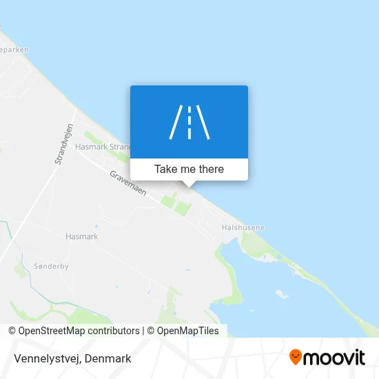 Vennelystvej map