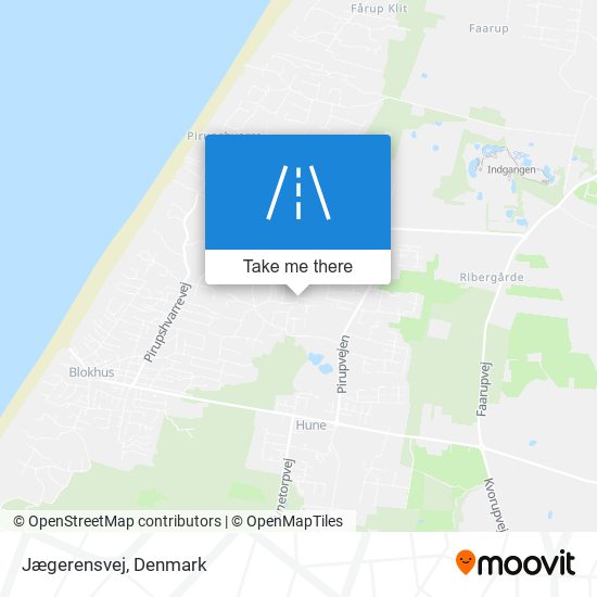 Jægerensvej map