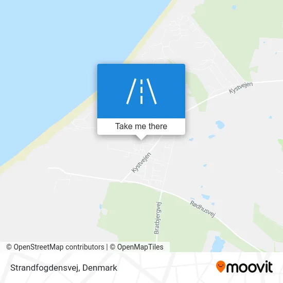 Strandfogdensvej map