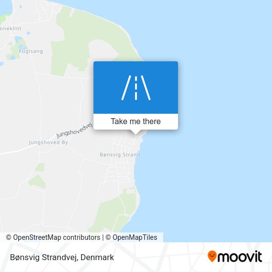 Bønsvig Strandvej map