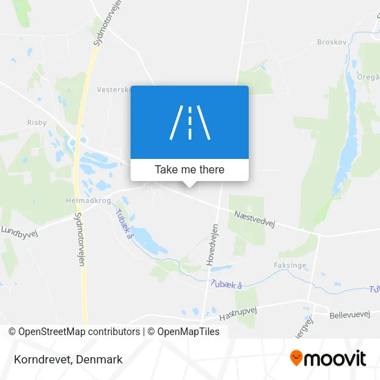 Korndrevet map