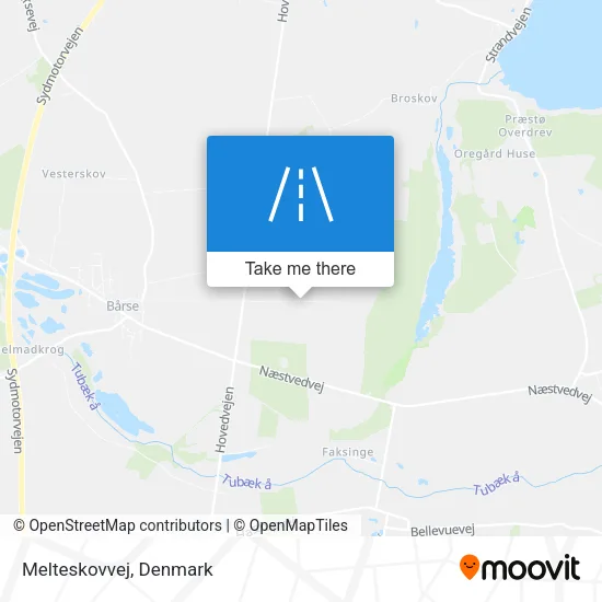 Melteskovvej map