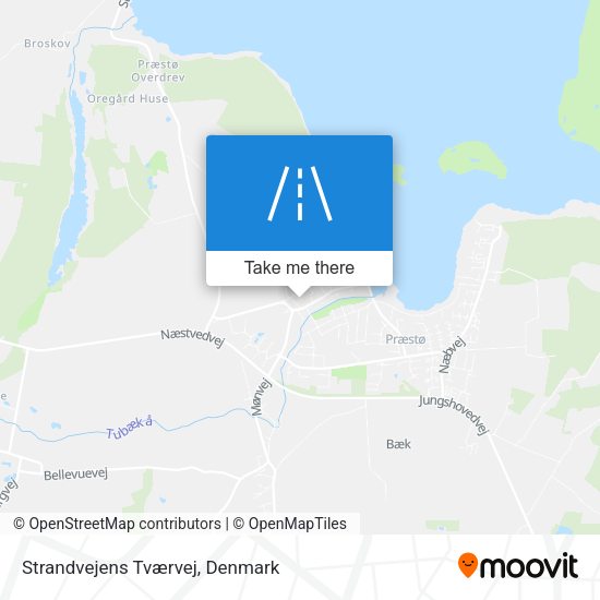 Strandvejens Tværvej map