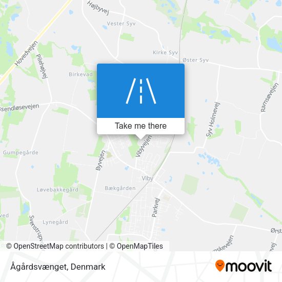 Ågårdsvænget map