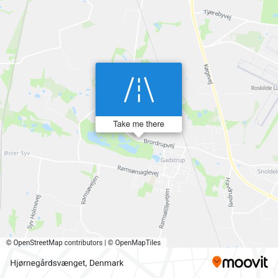 Hjørnegårdsvænget map