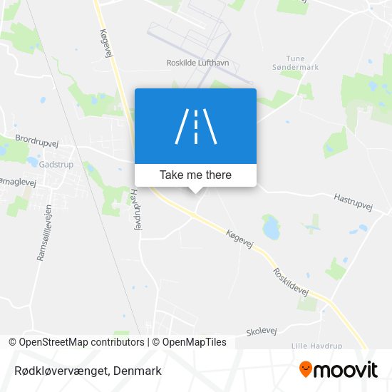 Rødkløvervænget map