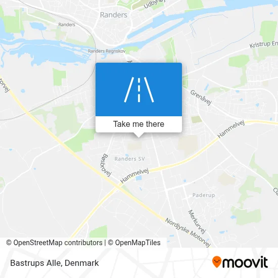 Bastrups Alle map