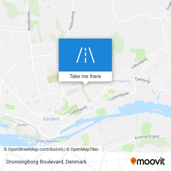 Dronningborg Boulevard map