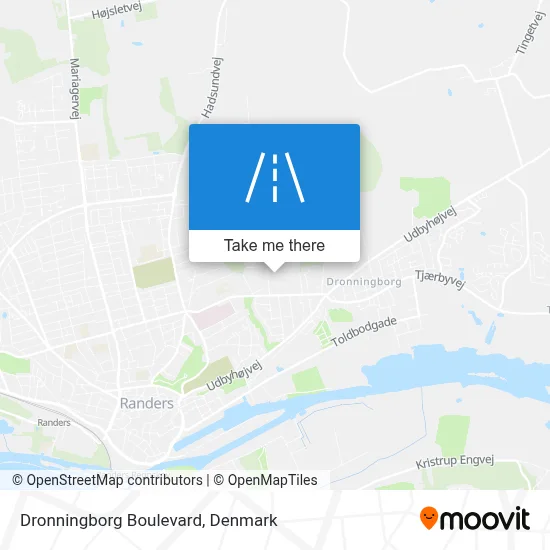 Dronningborg Boulevard map