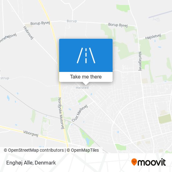 Enghøj Alle map