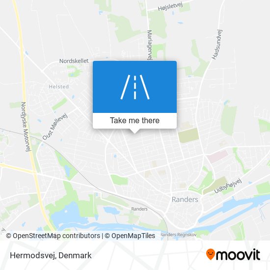 Hermodsvej map