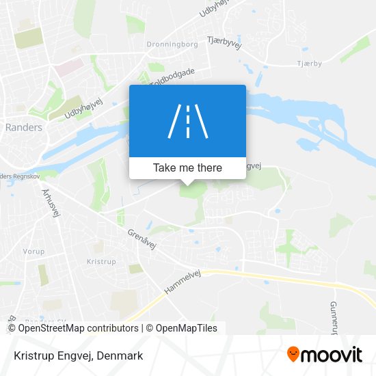 Kristrup Engvej map