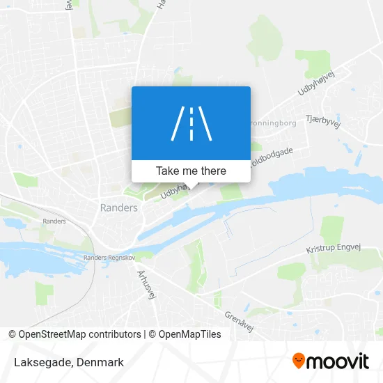 Laksegade map