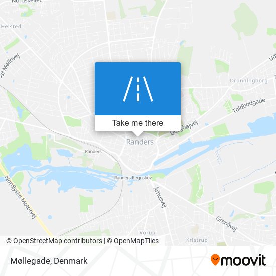 Møllegade map