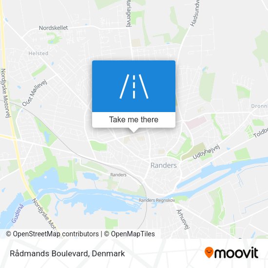 Rådmands Boulevard map