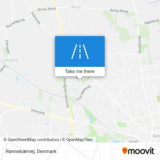 Rønnebærvej map