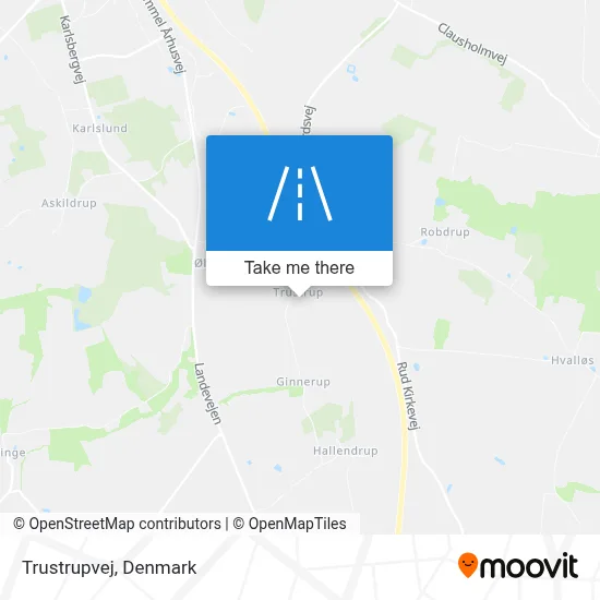 Trustrupvej map