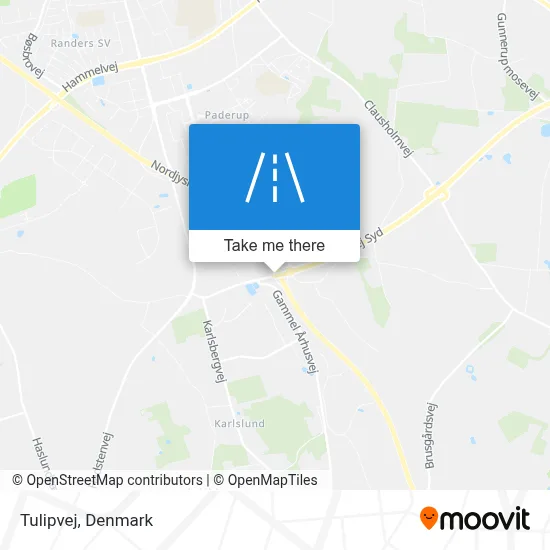Tulipvej map