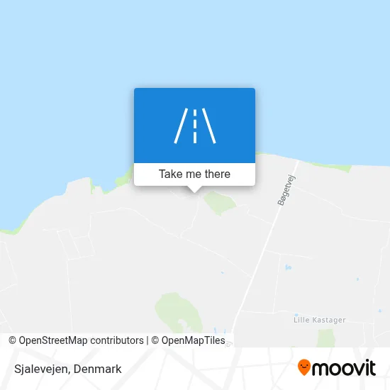 Sjalevejen map