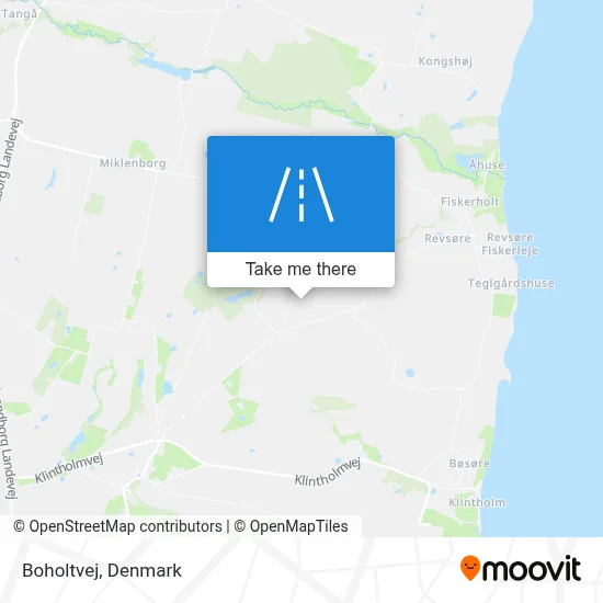 Boholtvej map