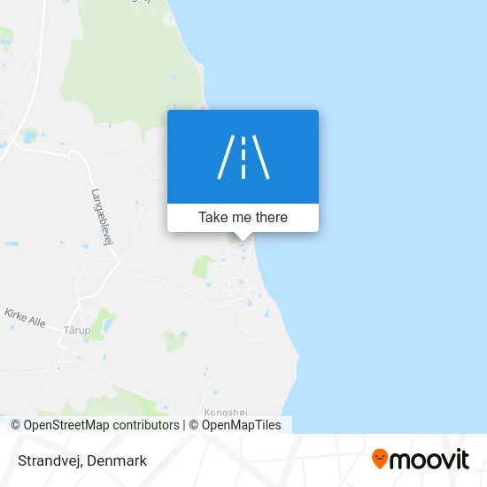 Strandvej map