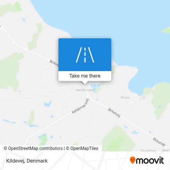 Kildevej map