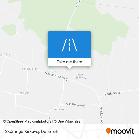 Skørringe Kirkevej map