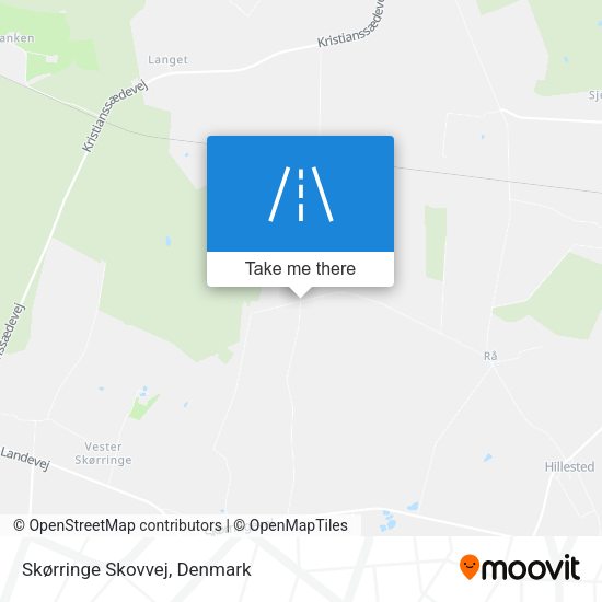 Skørringe Skovvej map