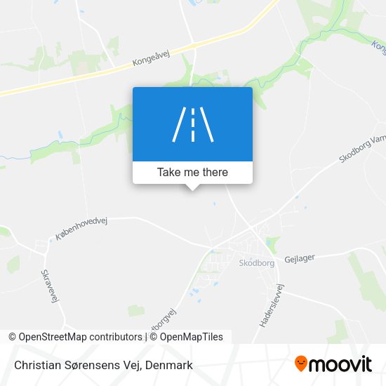 Christian Sørensens Vej map