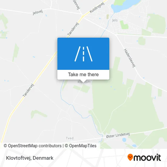 Klovtoftvej map