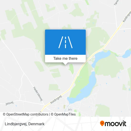 Lindbjergvej map
