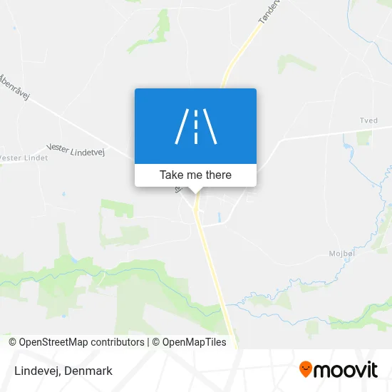 Lindevej map