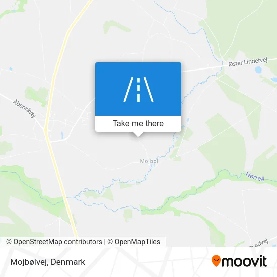 Mojbølvej map