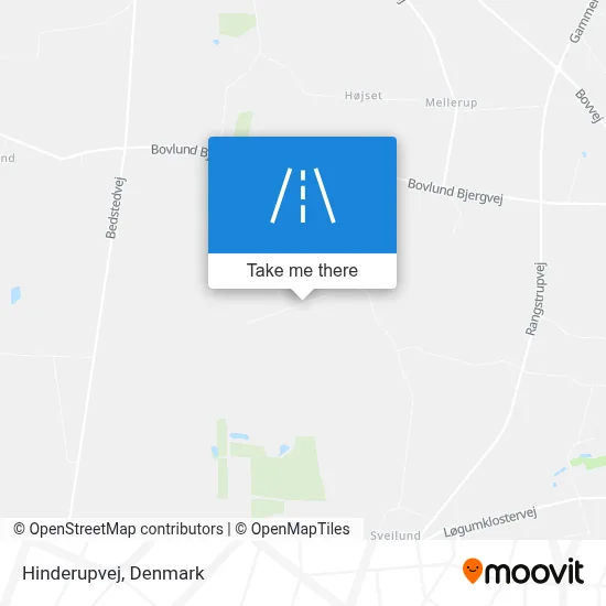 Hinderupvej map