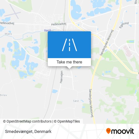 Smedevænget map