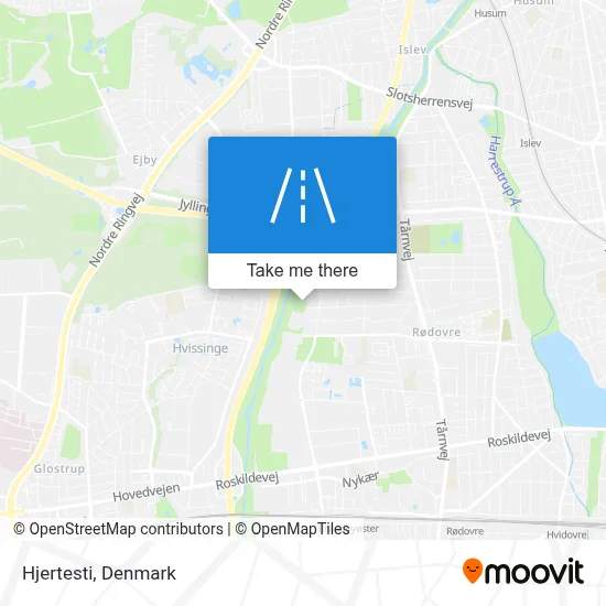 Hjertesti map