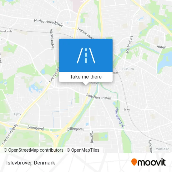 Islevbrovej map