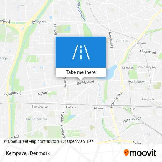 Kempsvej map