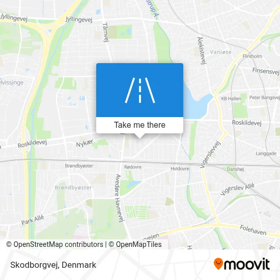 Skodborgvej map