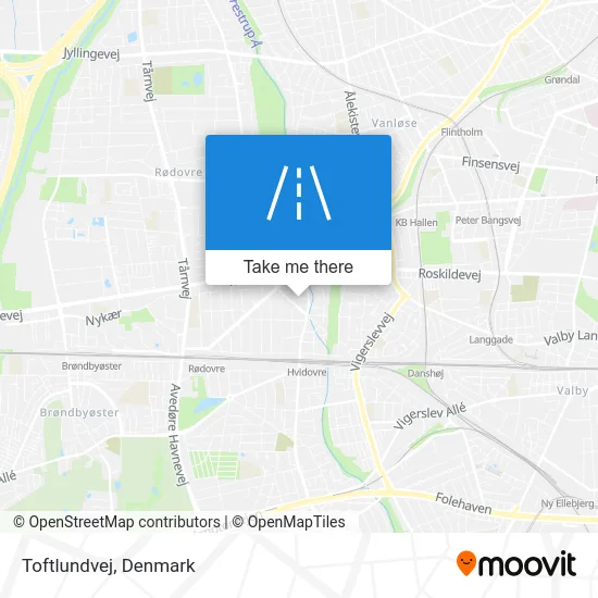 Toftlundvej map
