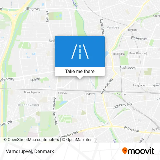 Vamdrupvej map