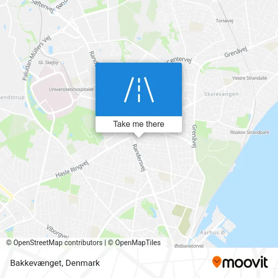 Bakkevænget map