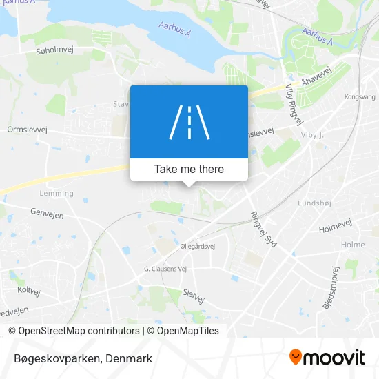 Bøgeskovparken map