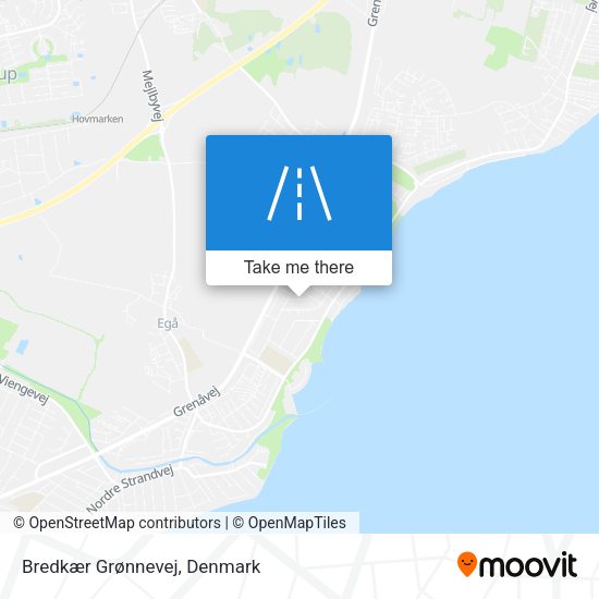 Bredkær Grønnevej map