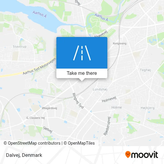Dalvej map