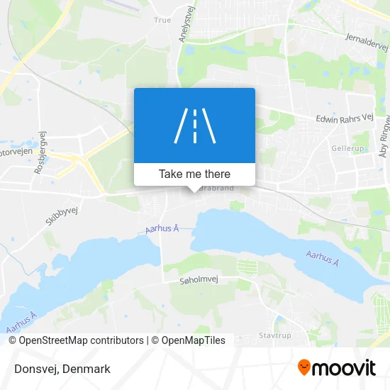 Donsvej map