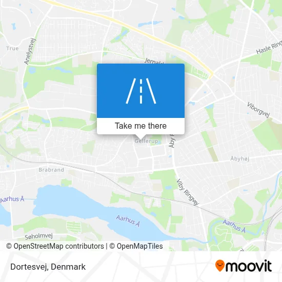 Dortesvej map