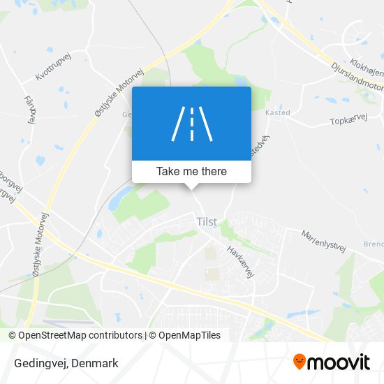 Gedingvej map